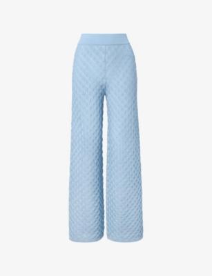 Alissa Wide-Leg Knitted Trousers by MALINA