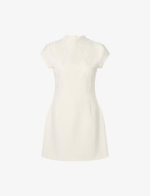 Bethanny Floral-Embroidered Woven Mini Dress by MALINA
