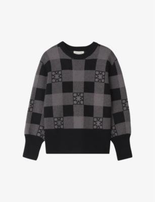 Bianca checked knitted jumper by MALINA