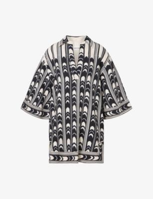 Imogen Abstract-Print Woven Mini Dress by MALINA