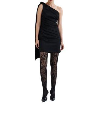 Nelly Draped One Shoulder Mini Dress by MALINA