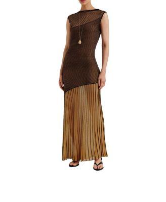 Patricia Short Sleeve Knitted Maxi Dress by MALINA
