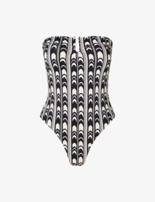 Signature Abstract-Print Swimsuit by MALINA