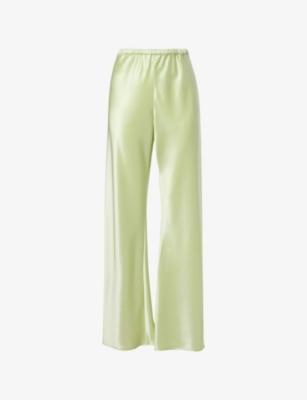 Tina Straight-Leg Satin Trousers by MALINA