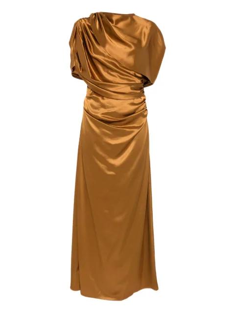 draped maxi dress by MALINA