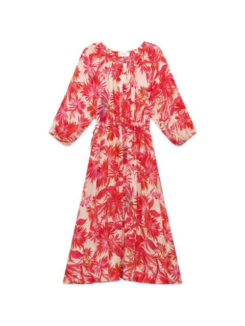 Botanical Jungle floral-print maxi dress by MALIPARMI