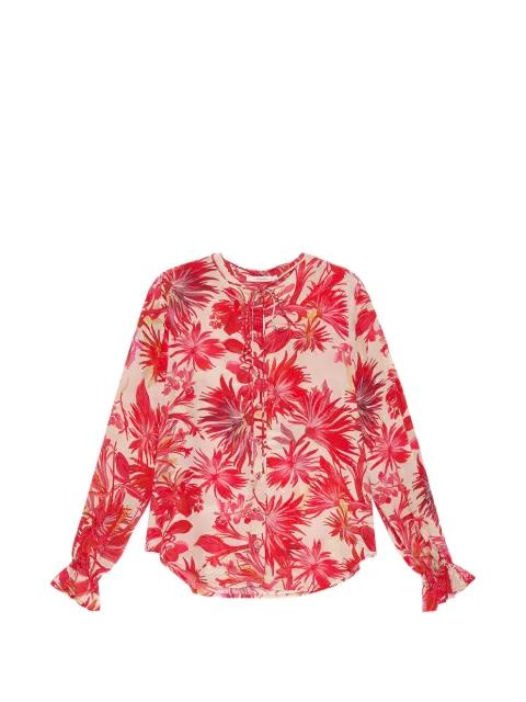 Botanical Jungle floral tie shirt by MALIPARMI