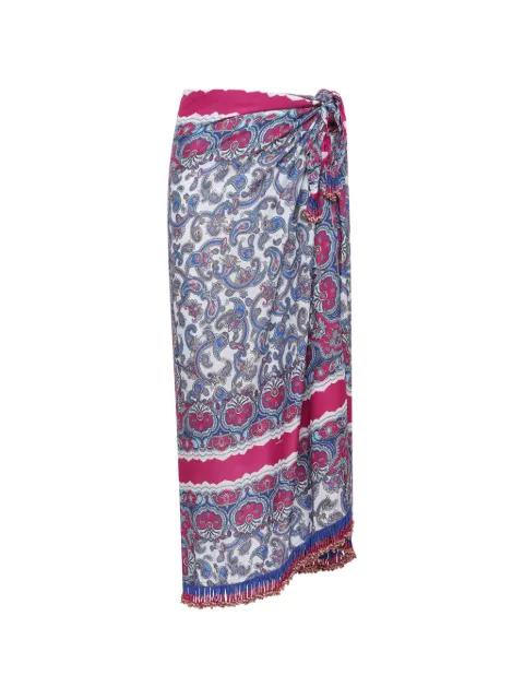 Sunset paisley-print skirt by MALIPARMI