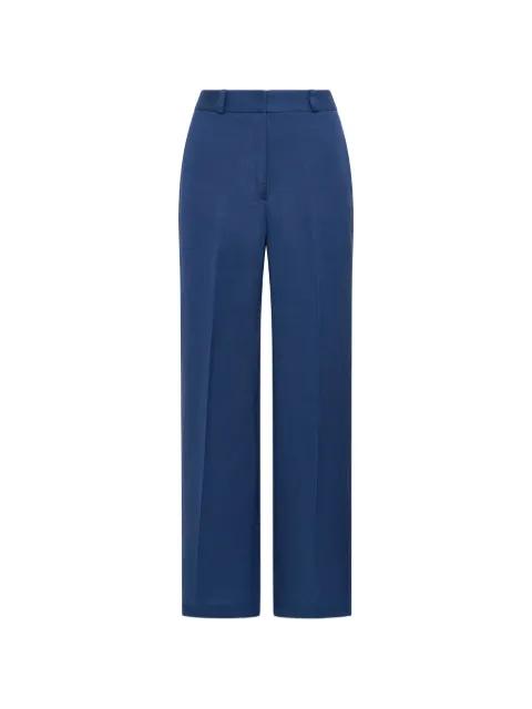 Timeless pressed-crease straight-leg trousers by MALIPARMI