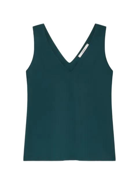V-neck slim-fit top by MALIPARMI
