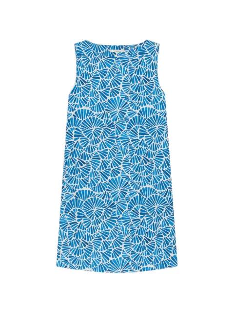 bateau-neck flared dress by MALIPARMI