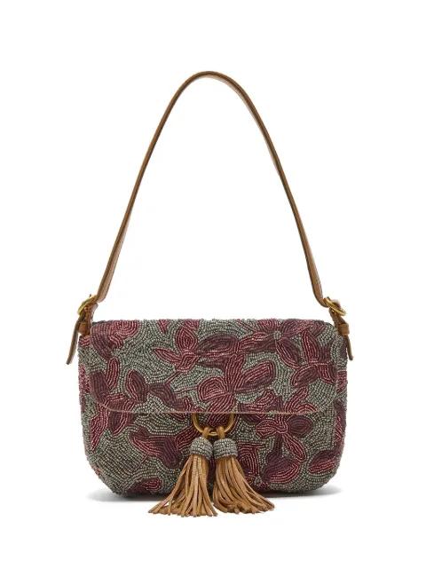 beaded floral shoulder bag by MALIPARMI