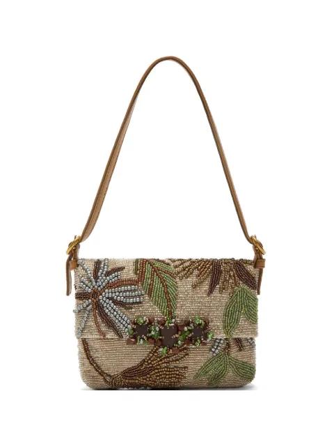 beaded floral shoulder bag by MALIPARMI