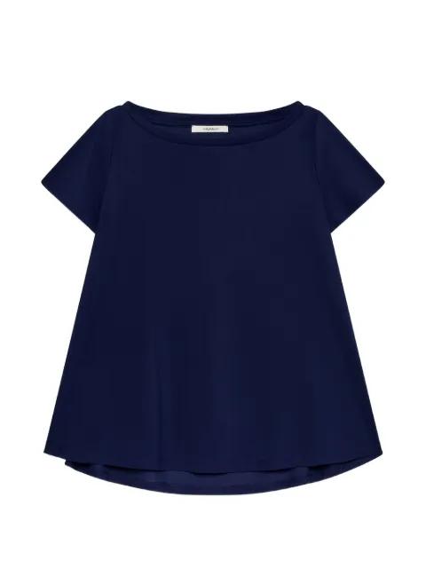 boat-neck T-shirt by MALIPARMI