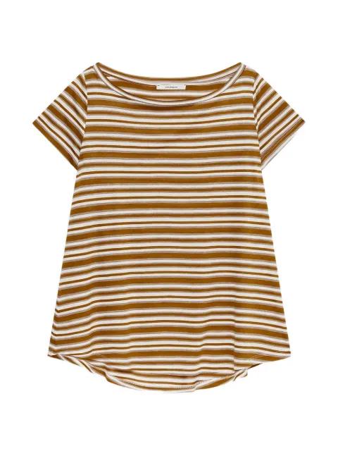 boat-neck striped T-shirt by MALIPARMI