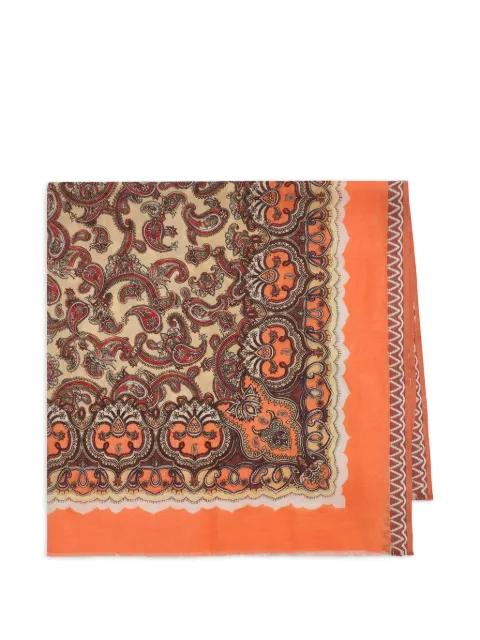 collection print fringed scarf by MALIPARMI