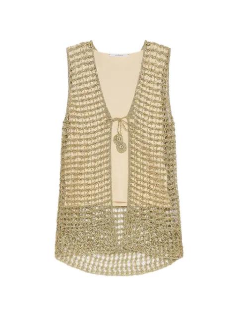 crochet knot vest by MALIPARMI