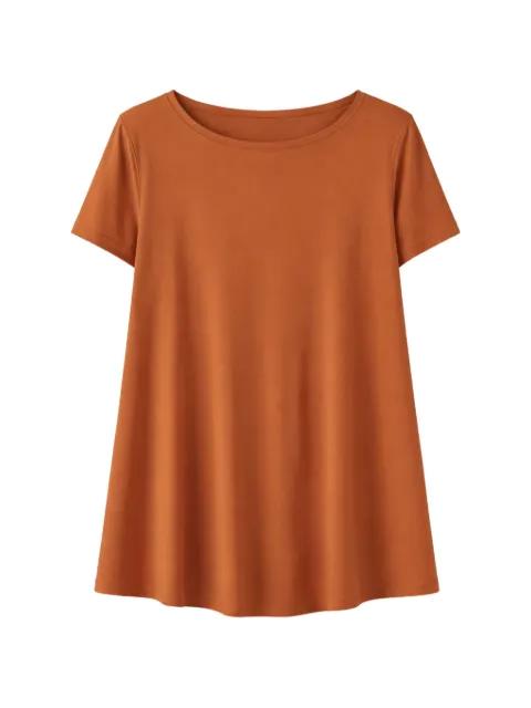 curved-hem T-shirt by MALIPARMI