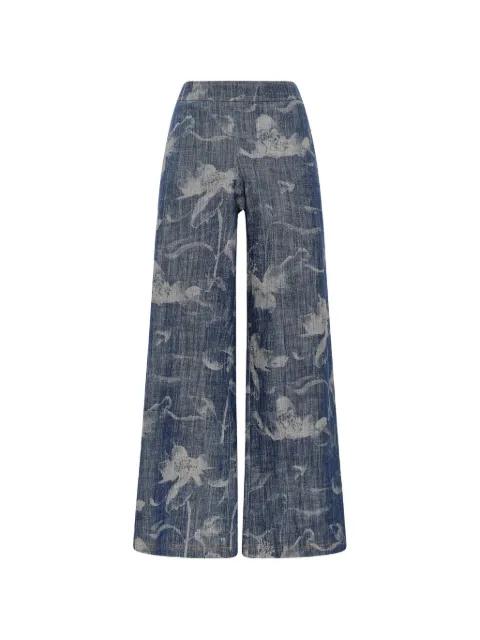 floral-print trousers by MALIPARMI