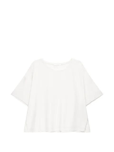 flounced crepe T-shirt by MALIPARMI