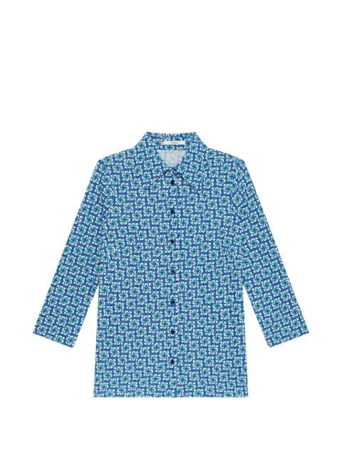geometric pattern shirt by MALIPARMI