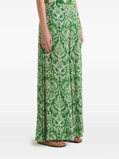 ikat print flowing trousers by MALIPARMI