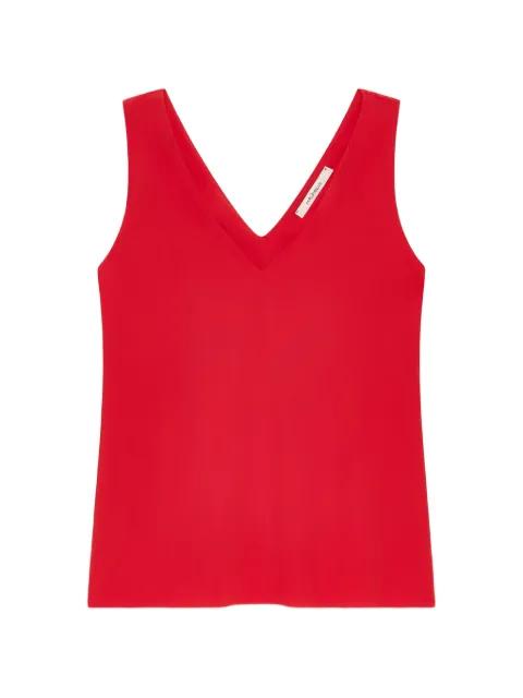 jersey V-neck top by MALIPARMI