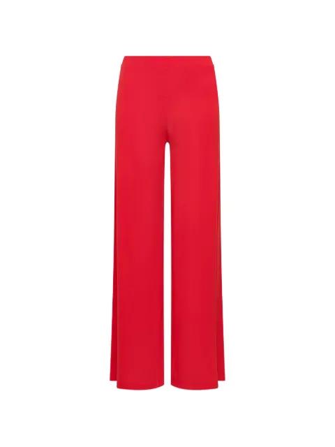 jersey straight-leg trousers by MALIPARMI