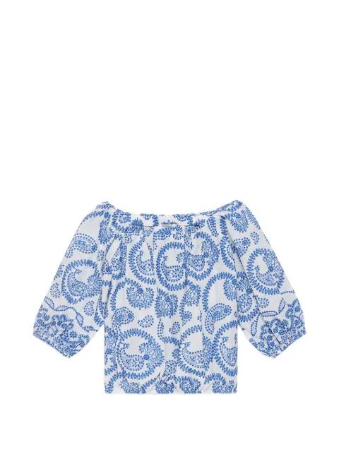 off-shoulder shirt by MALIPARMI
