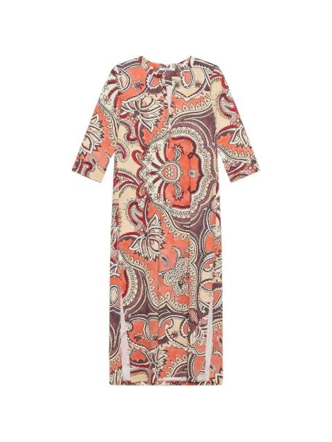 paisley-print midi dress by MALIPARMI