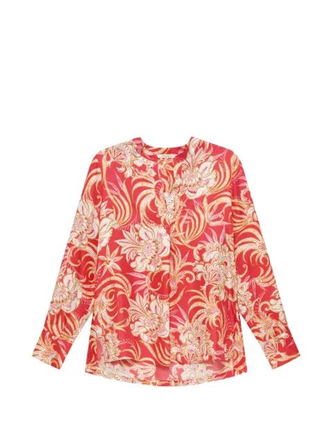printed silk shirt by MALIPARMI