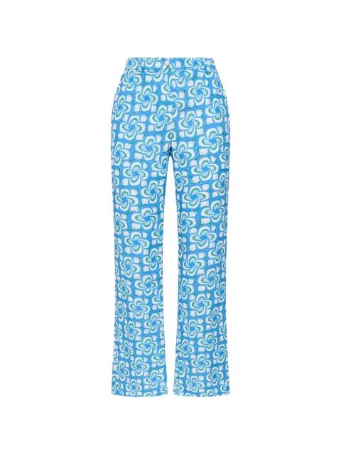printed trousers by MALIPARMI