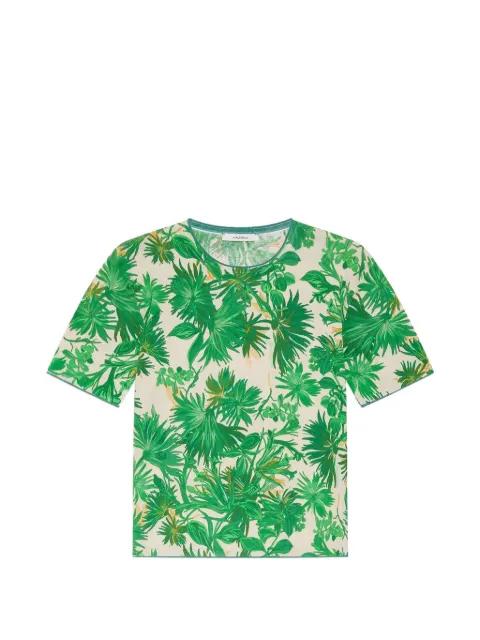 round-neck printed T-shirt by MALIPARMI