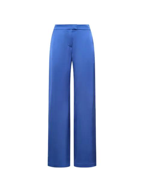 satin straight-leg trousers by MALIPARMI