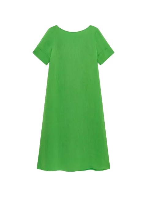 short-sleeve midi dress by MALIPARMI