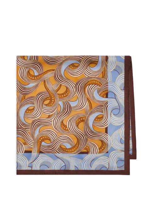 silk print scarf by MALIPARMI