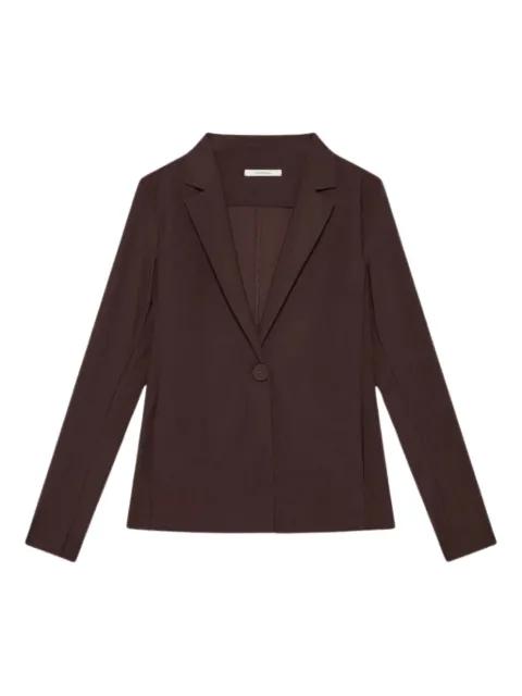 single-button notched-lapels jacket by MALIPARMI