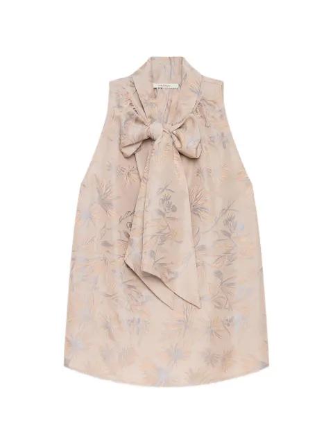 tie-detail blouse by MALIPARMI