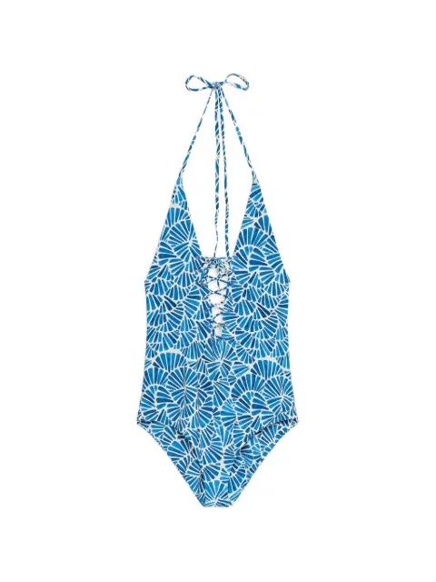tie-fastening swimsuit by MALIPARMI