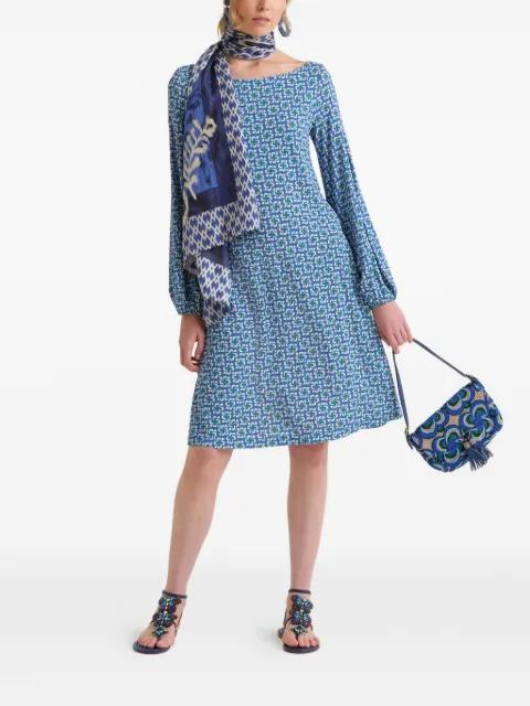 wide-sleeve mini dress by MALIPARMI