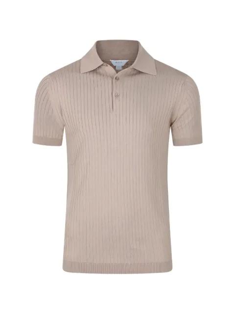Makò ribbed-knit polo shirt by MALO