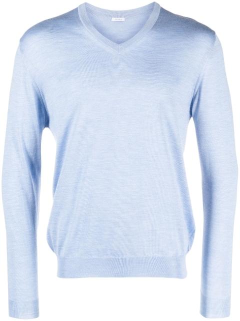 V-neck knit jumper by MALO
