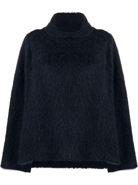 alpaca-blend turtleneck sweater by MALO