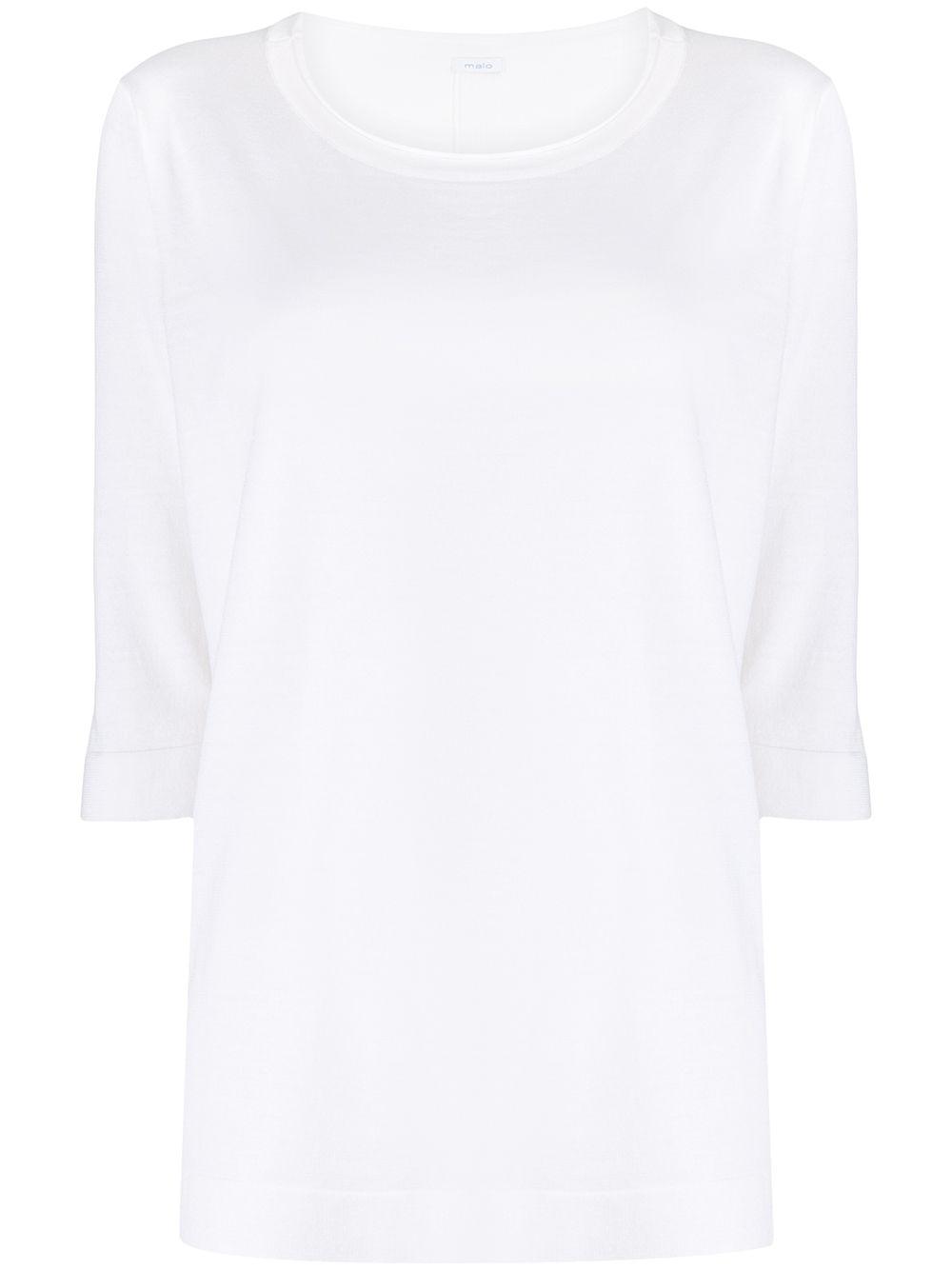 back-pleat T-shirt by MALO