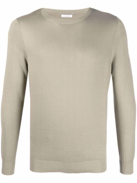 crew neck cotton jumper by MALO
