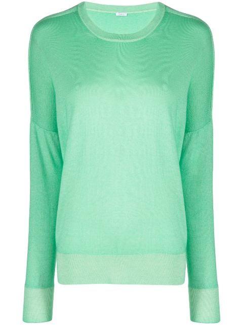 crew-neck fine-knit jumper by MALO