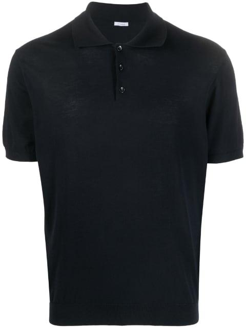 fine-knit cotton polo shirt by MALO