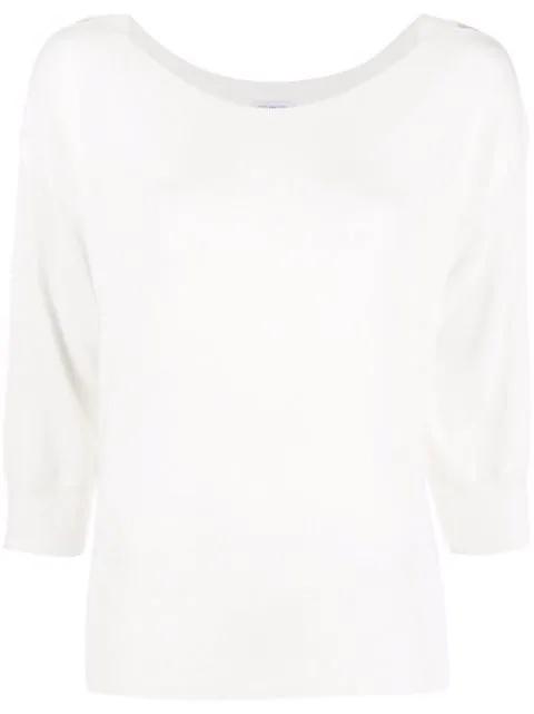 fine-knit short-sleeve top by MALO