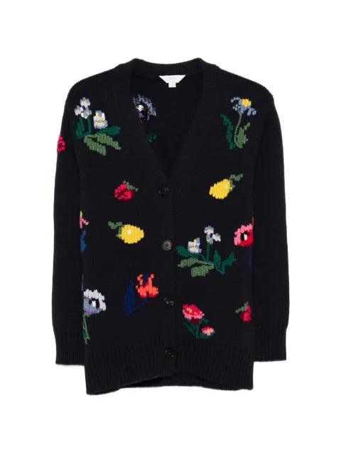 floral-embellishment cardigan by MALO