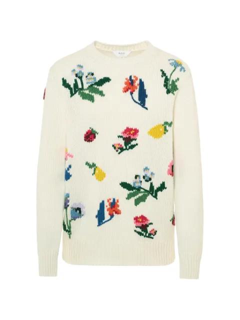 floral-print sweater by MALO